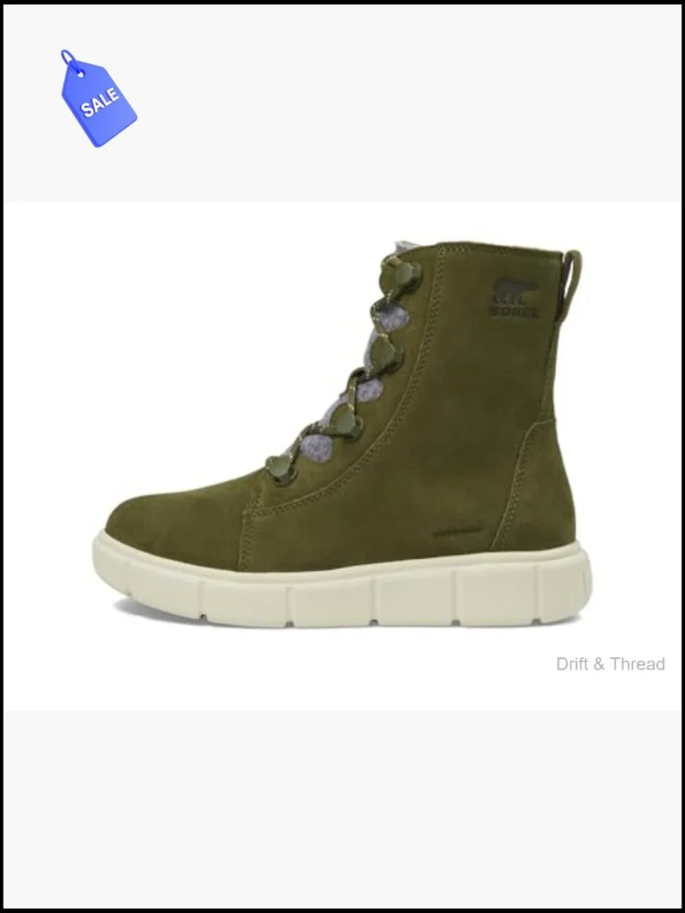 Waterproof Suede Ankle Boots for Women Winter Lace Up Fleece Lined